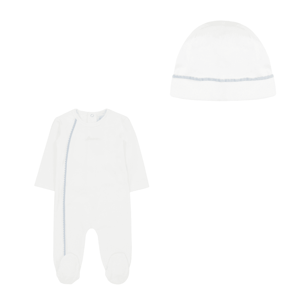 Kipp Scallop footie & hat