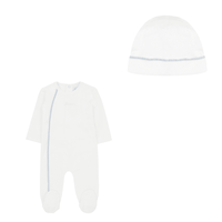 Kipp Scallop footie & hat