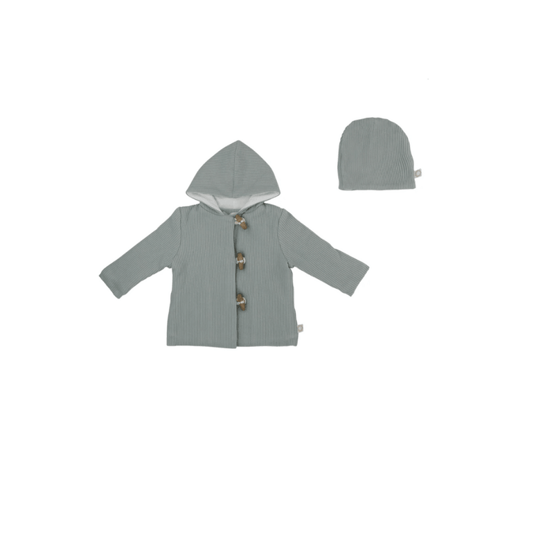 Citrine Ribbed Jacket &Beanie