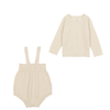 COCO Blanc Knit romper & cardigan set SS23