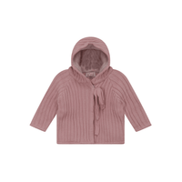 Lux Baby Wide Fishermans Rib Knit Jacket