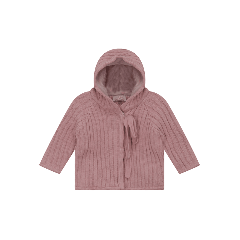 Lux Baby Wide Fishermans Rib Knit Jacket