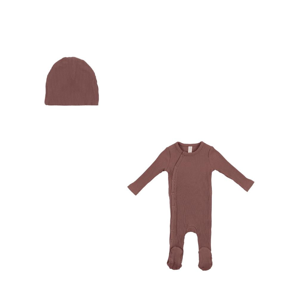 Lilette Seasons Palette Rib Footie and Hat