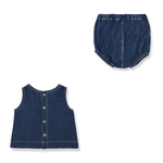 1+ in the family Denim Top and Bloomers set