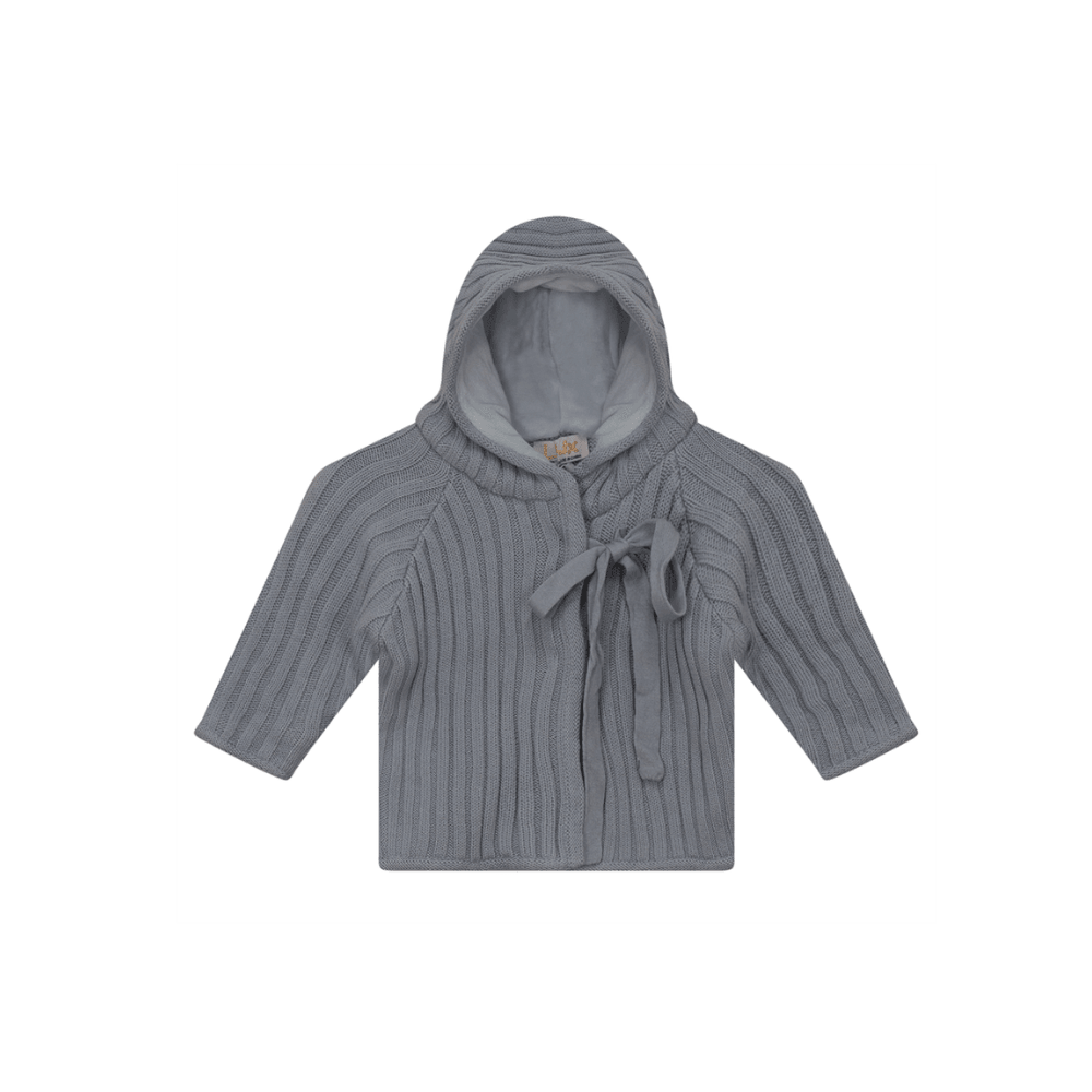 Lux Baby Wide Fishermans Rib Knit Jacket