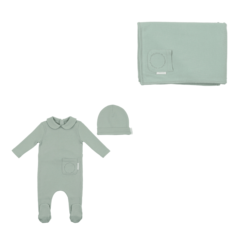 Bee&Dee French Script Collection Layette Set