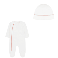 Kipp Scallop footie & hat