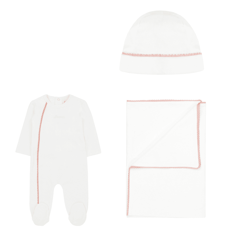 Kipp Scallop Layette Set