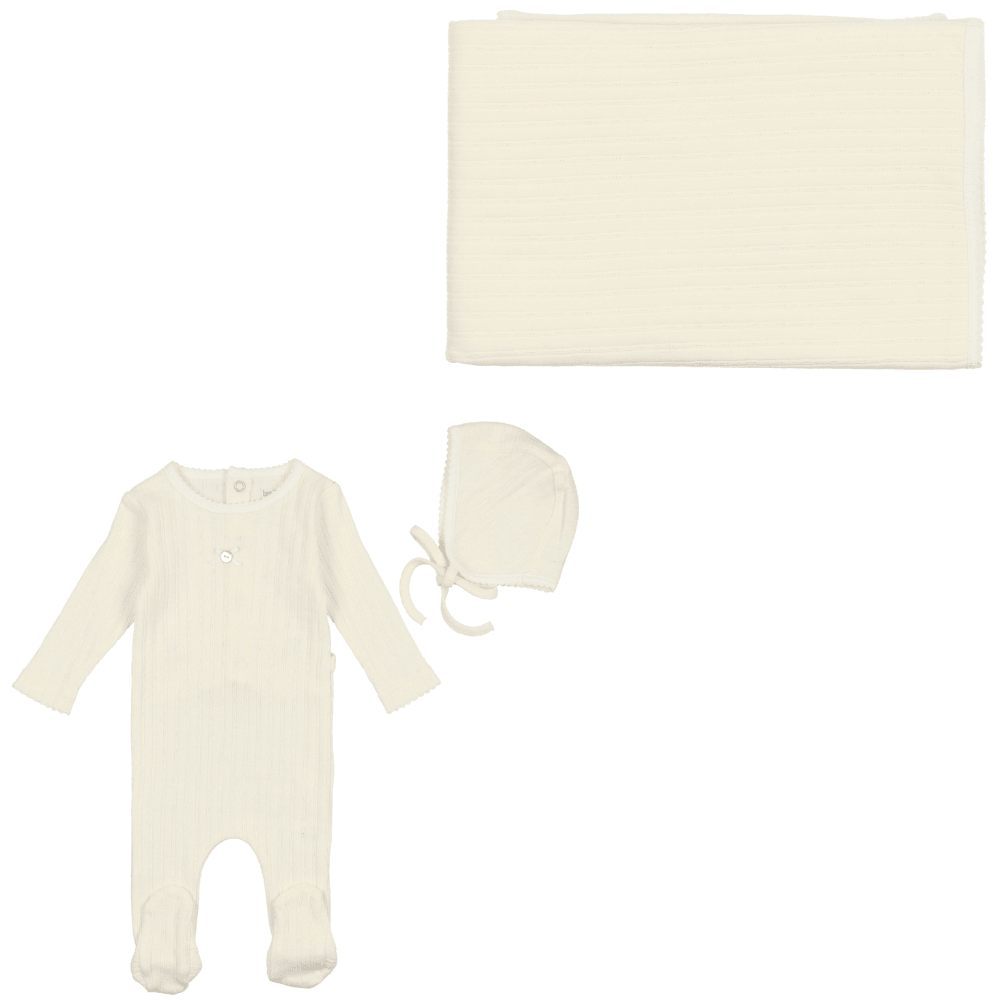 Bee & Dee Pointelle Collection Layette set