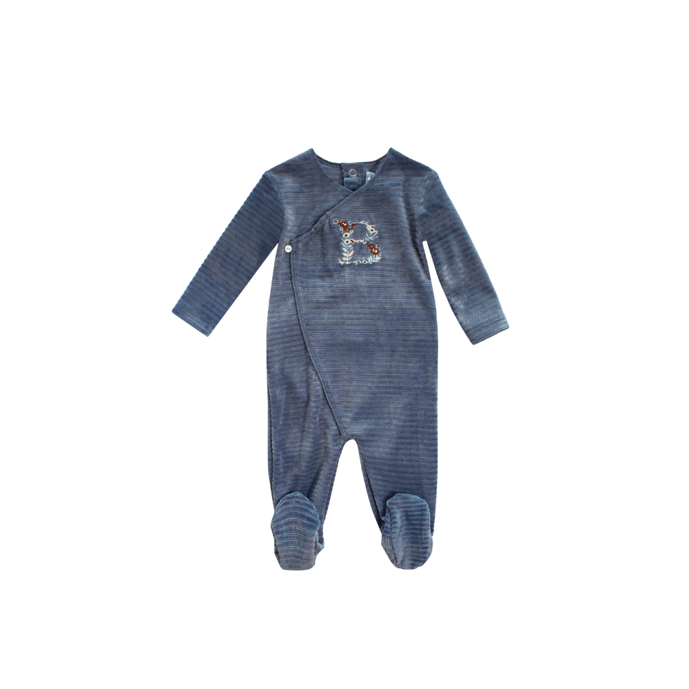 Kipp Rib velour B Footie