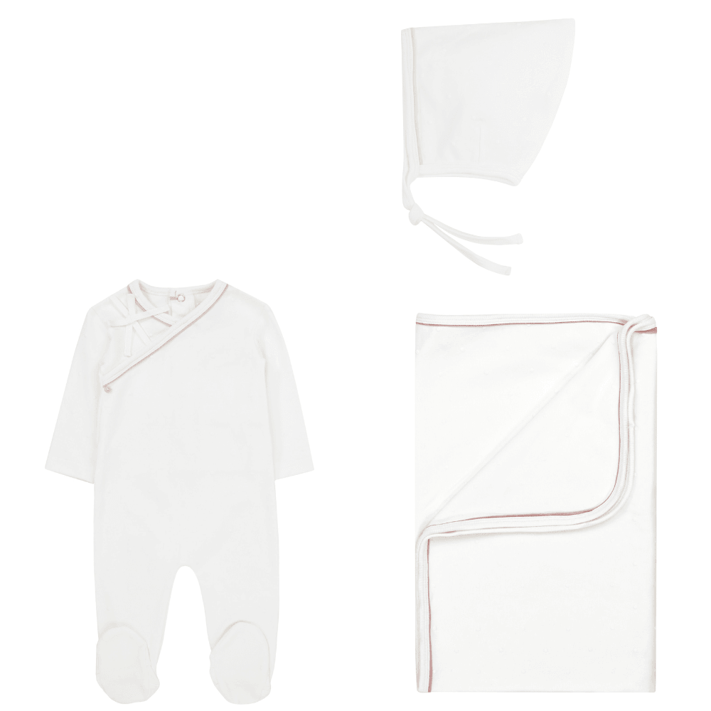 Kipp Dot  Wrap Layette Set