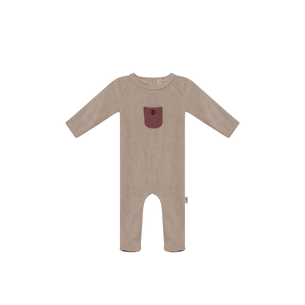 Bondoux Knit Pocket Footie