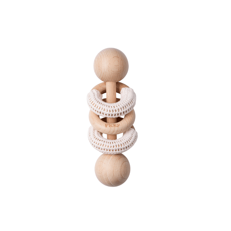 Picky Rattle with crochet rings