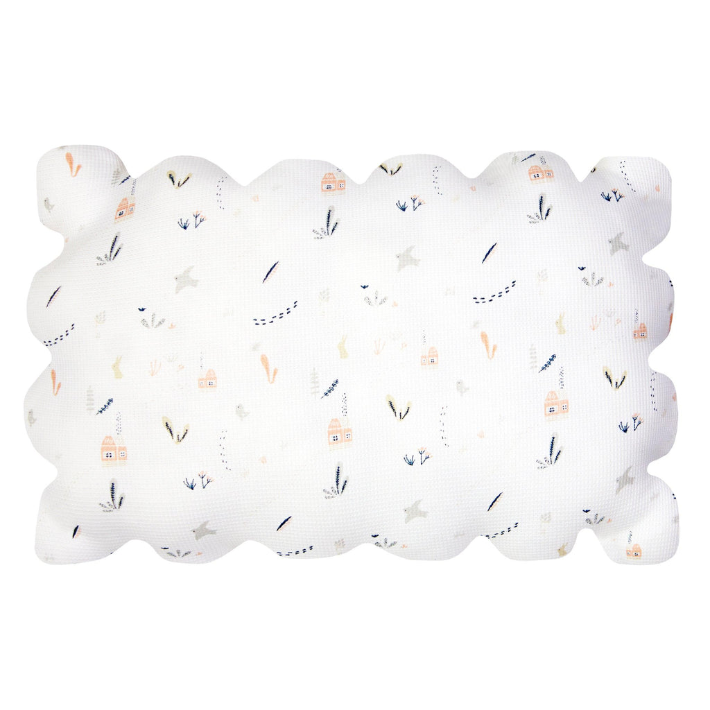 Cloud cushion - honey sweet dots natural