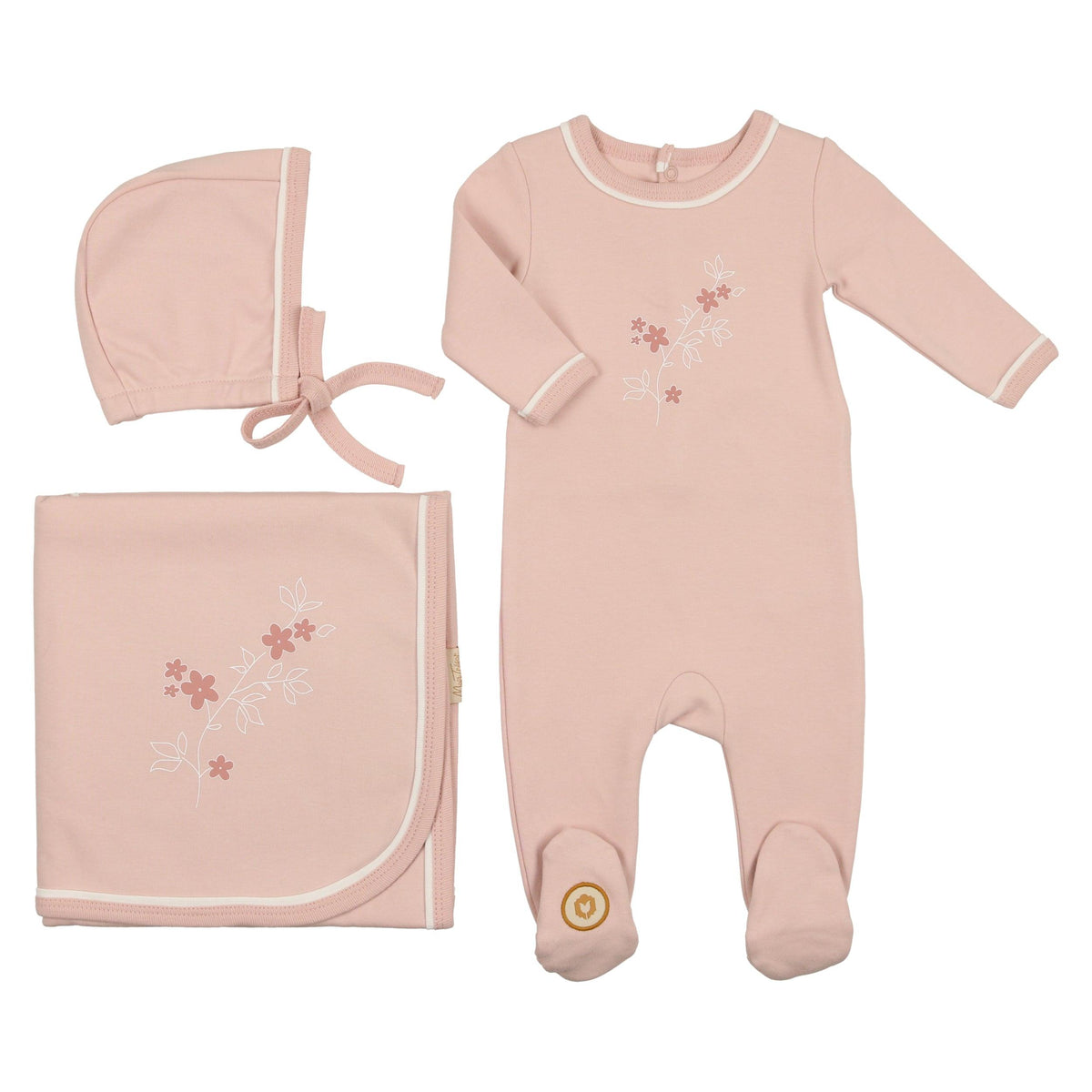 Mon Tresor Dainty Leaves Layette Set