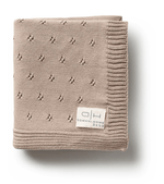 Domani Home Flower Pointelle Knit Blanket