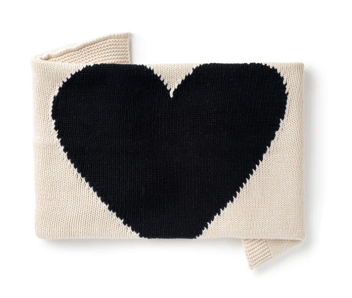 Domani Home Heart Knit Blanket