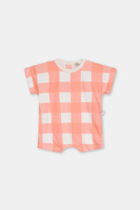 My Little Cozmo Gingham Romper