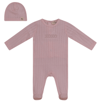 Bebe Bella xoxo footie & hat set