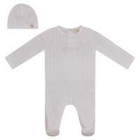 Bebe Bella xoxo footie & hat set