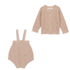 COCO Blanc Knit romper & cardigan set SS23