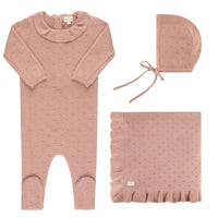 Elys & Co Pointelle Knit Layette Set SS23