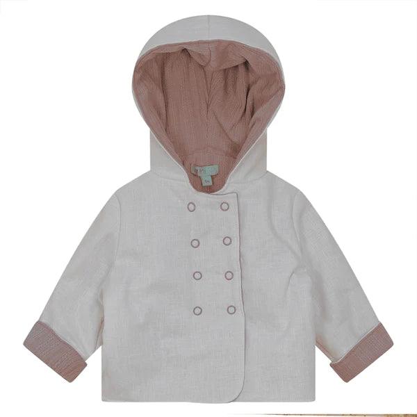 Mini P Baby Linen Jacket and Hat